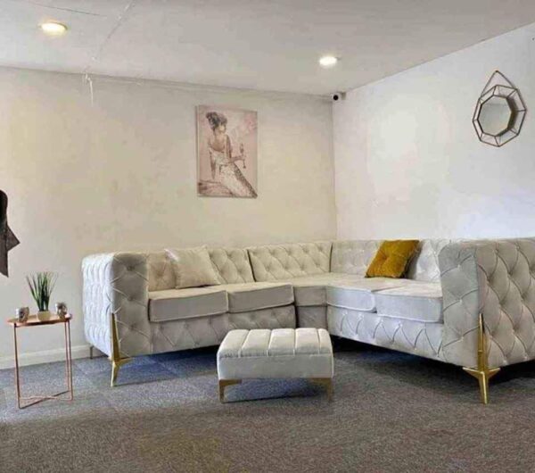 Ashton Chesterfield Corner Sofa – Plush Velvet & Leather Options - Image 2