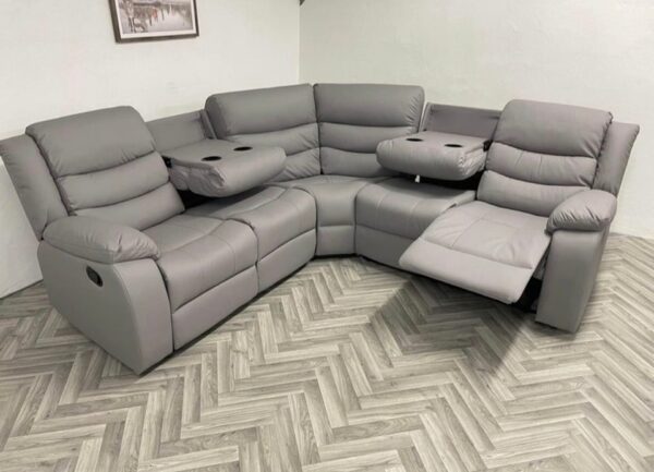 CLEARANCE SALE! Recliner Sofas for Sale - Cup Holders & Footrest - Image 3