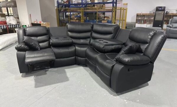 CLEARANCE SALE! Recliner Sofas for Sale - Cup Holders & Footrest - Image 4