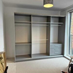 WARDROBE SET - 3 DOORS, 3 DRAWERS