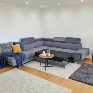 L shaped Corner Sofa Bed with Storage
