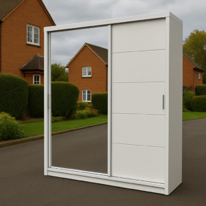 Compact 150cm White space saving wardrobes Clearance outlet