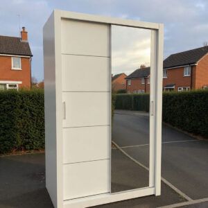 White Sliding & mirror Doors for wardrobes